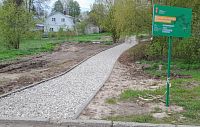 Жители крайних домов по улице Ленина дождались безопасных тротуаров